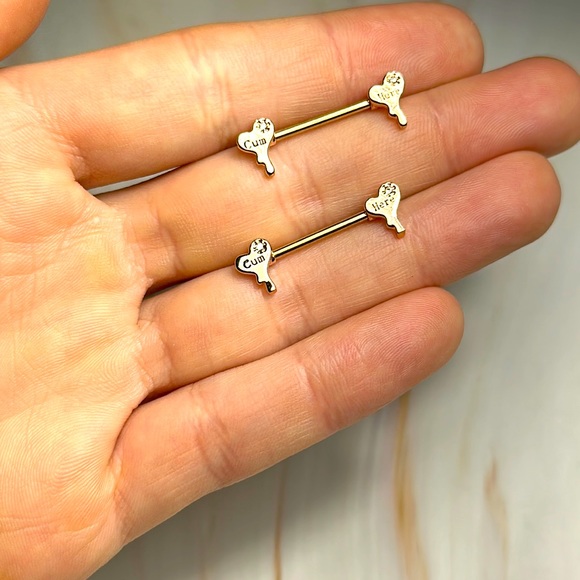 Jewelry Nipple Ring Nipple Bar Barbell Body Piercing 14g Poshmark